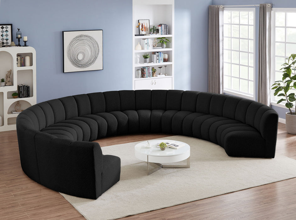 Infinity - 9 Piece Boucle Modular Sectional - Simple Home Plus