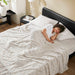 Zuri - 108" x 90" Blanket - Snow Leopard - Simple Home Plus