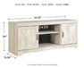 Bellaby - TV Stand W/Fireplace Option - Simple Home Plus