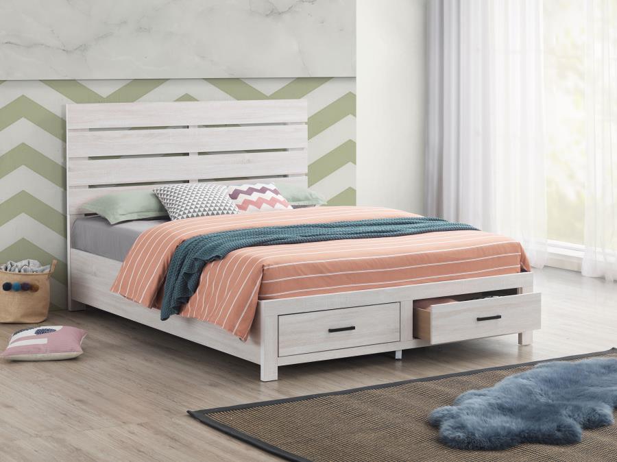 Brantford - Wood Storage Panel Bed - Simple Home Plus