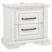 Mckinney - 2-Drawer Nightstand With Dual USB - Vintage White - Simple Home Plus