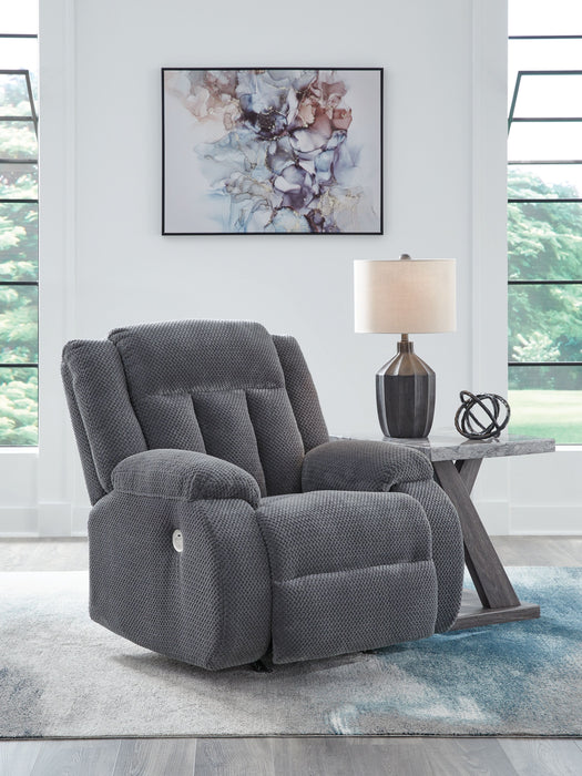 Observation - Steel - Power Rocker Recliner - Simple Home Plus