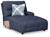 Acklen Place - Raf Power Reclining Back Chaise - Navy - Simple Home Plus