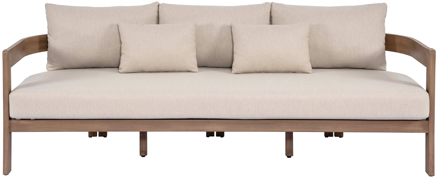 Newport - Water Resistant Fabric 86.75" Upholstered Outdoor Patio Sofa - Simple Home Plus