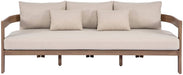 Newport - Water Resistant Fabric 86.75" Upholstered Outdoor Patio Sofa - Simple Home Plus