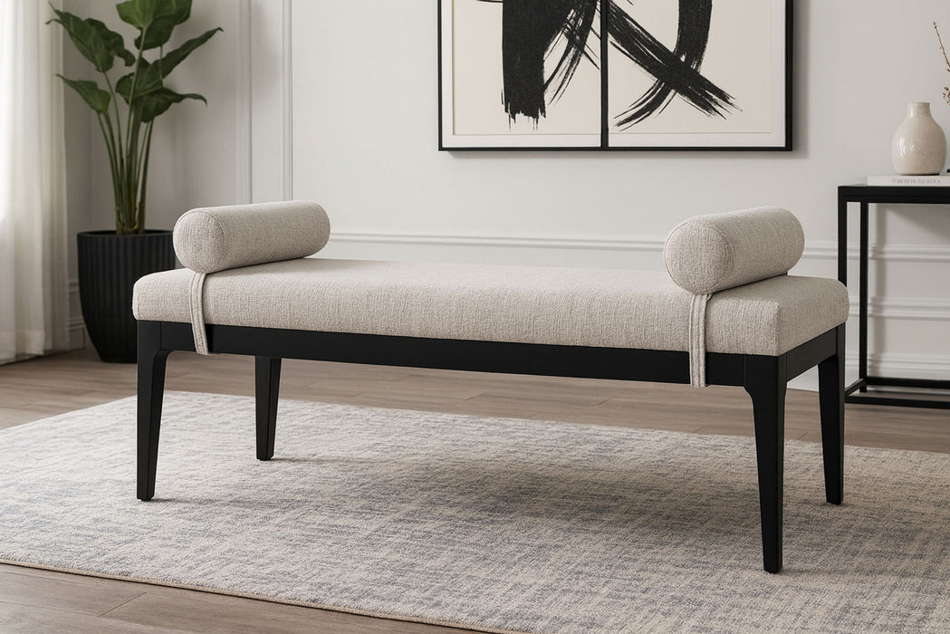 Priscilla - Bench - Black Base - Simple Home Plus