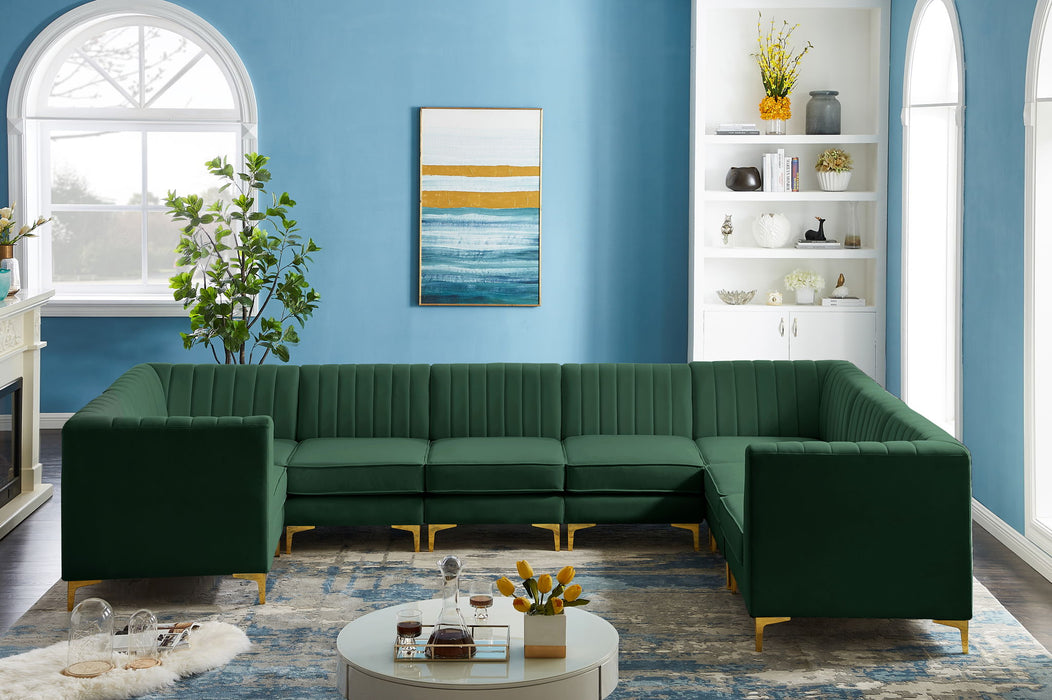 Alina - 8 Piece Modular U-Shaped Sectional - Simple Home Plus