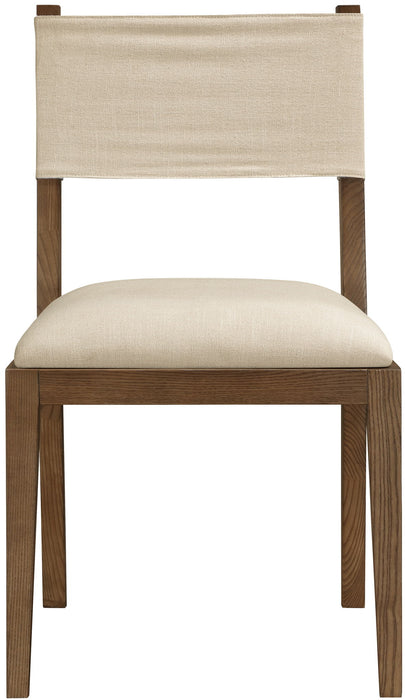 Avon - Linen Textured Performance Fabric Upholstered Dining Side Chair (Set of 2) - Simple Home Plus