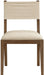 Avon - Linen Textured Performance Fabric Upholstered Dining Side Chair (Set of 2) - Simple Home Plus