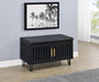 Brixton - 2-Door Padded Entryway Shoe Storage Bench - Simple Home Plus