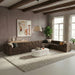 Rummi - Velvet Performance Fabric Upholstered 8 Piece Modular Sectional (With 3 Corner Chairs) - Simple Home Plus