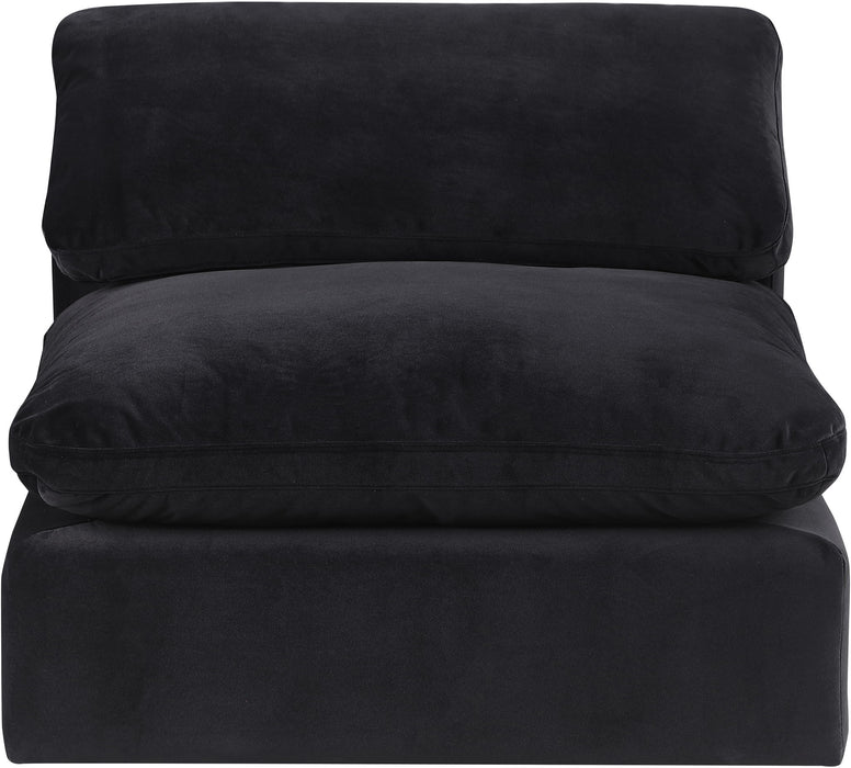 Comfy - Velvet Armless Chair - Simple Home Plus