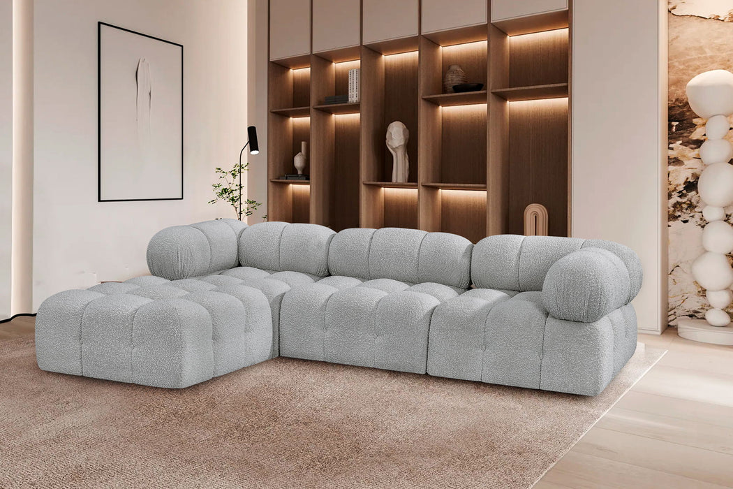 Ames - 4 Piece Fabric Modular Sectional - Simple Home Plus