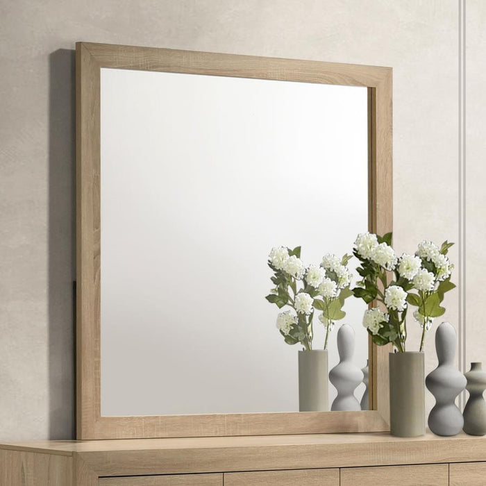 Arielle - Dresser Mirror - Light Oak - Simple Home Plus