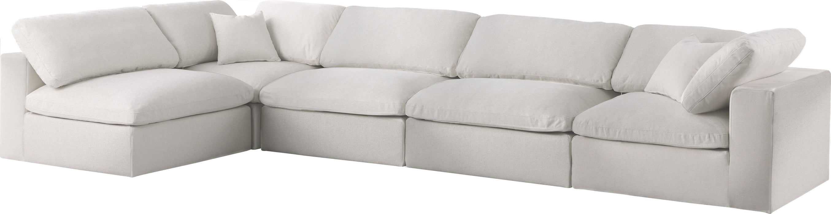 Serene - 5 Piece Modular Sectional - Simple Home Plus