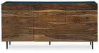 Darrey - Natural / Brown - Accent Cabinet - Simple Home Plus