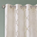 Eden - 63" Fretwork Burnout Sheer Panel - Ivory - Simple Home Plus