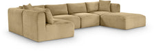 Shaggy - 6 Piece Modular U-Shaped Sectional - Simple Home Plus