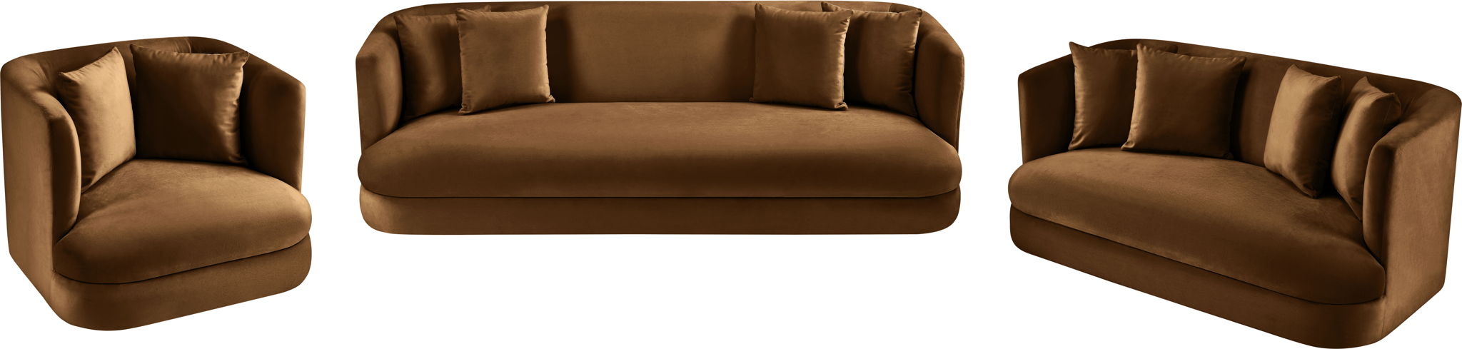 Alder - Velvet Loveseat - Simple Home Plus