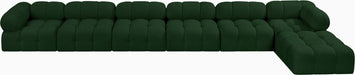 Ames - 7 Piece Boucle Fabric Modular L-Shaped Sectional - Simple Home Plus