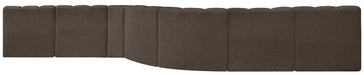 Arc - Boucle Fabric 8 Piece Curved Modular Sofa - Simple Home Plus