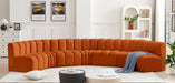 Arc - Velvet 7 Piece U-Shaped Modular Sofa - Simple Home Plus