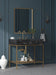 Marmo - Engineered Marble Bathroom Vanity With Gold Base - Simple Home Plus
