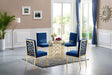 Opal - Dining Chair with Gold Legs (Set of 2) - Simple Home Plus