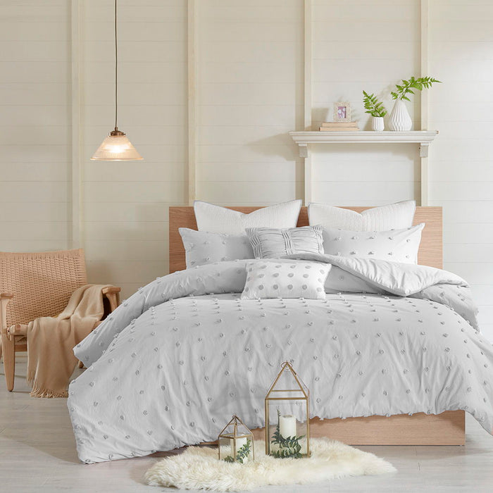 Brooklyn - Duvet Cover Set - Gray - Simple Home Plus