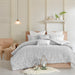 Brooklyn - Duvet Cover Set - Gray - Simple Home Plus