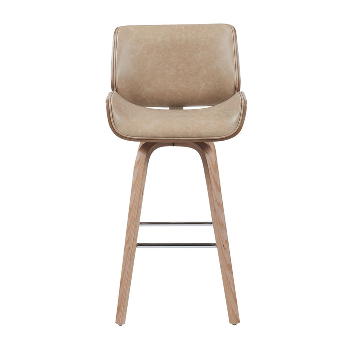 Tyler - Swivel Bar Stool - Light Brown - Simple Home Plus