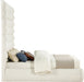Adam - Boucle Fabric Bed With 89" Headboard - Simple Home Plus