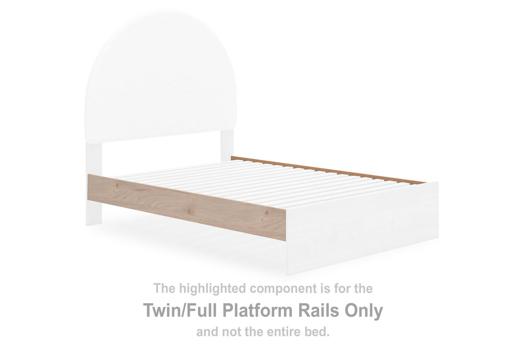 Arloster - Twin/Full Platform Rails - Tan - Simple Home Plus