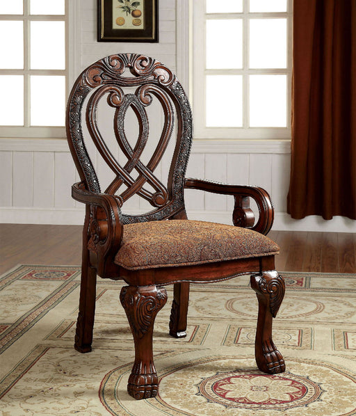 Wyndmere - Arm Chair (Set of 2) - Cherry - Simple Home Plus