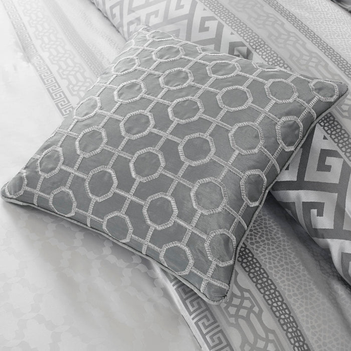 Bennett - King Piece Comforter (Set of 7) - Gray - Simple Home Plus