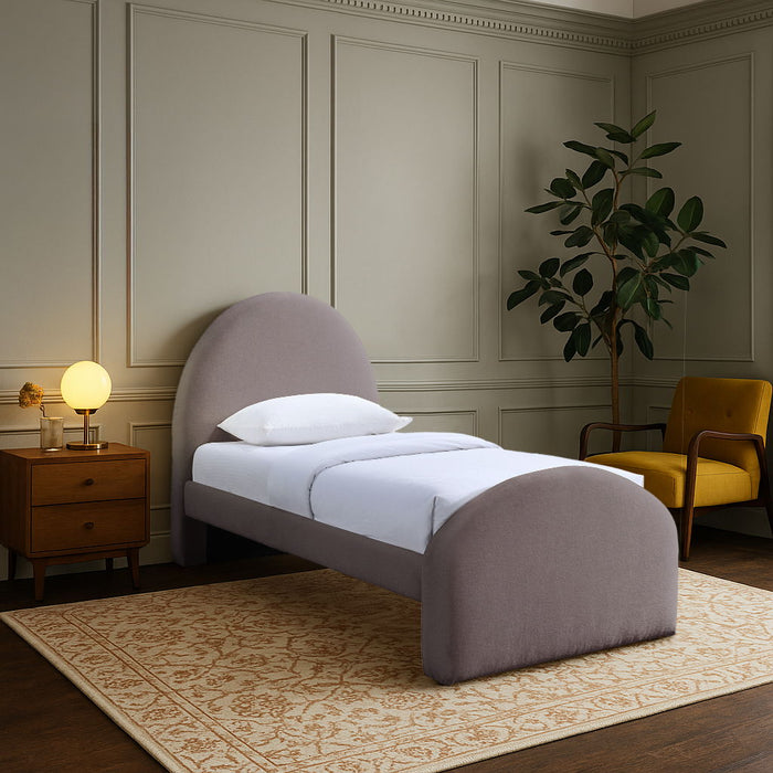 Andaz - Chenille Fabric Upholstered Bed - Simple Home Plus