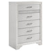 Miranda - 5-Drawer Bedroom Chest - Simple Home Plus