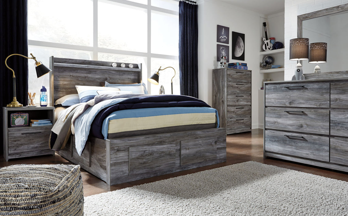Baystorm - Panel Bedroom Set - Gray - Simple Home Plus
