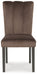 Jeshina - Mocha - Dining Upholstered Side Chair (Set of 2) - Simple Home Plus