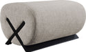 Akira - Fabric Upholstered Ottoman - Simple Home Plus