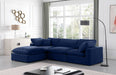 Comfy - 4 Piece Velvet Modular Sectional With Chaise - Simple Home Plus