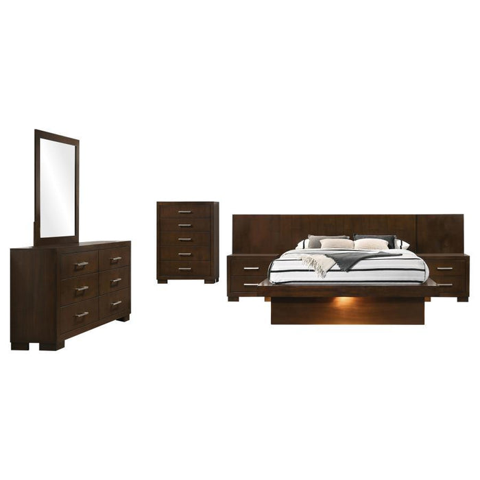 Jessica - Bedroom Set With LED - Simple Home Plus