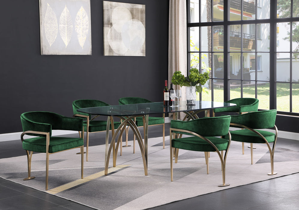 Madelyn - Dining Chair (Set of 2) - Brushed Brass - Simple Home Plus
