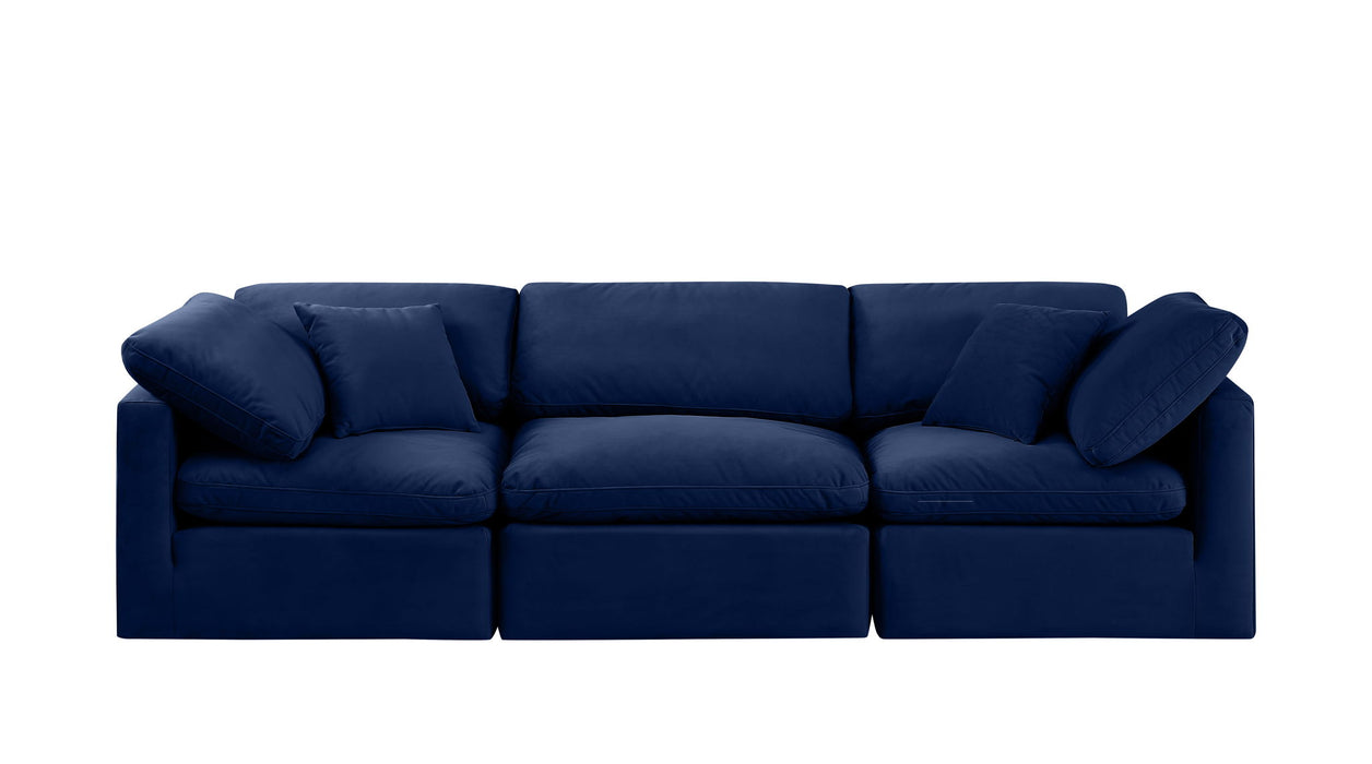 Indulge - Velvet 3 Seat Modular Sofa - Simple Home Plus