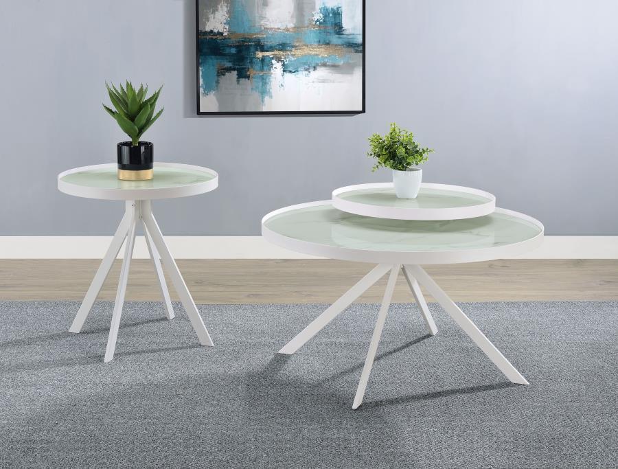 Briggs - Round Coffee And End Table Set - Simple Home Plus