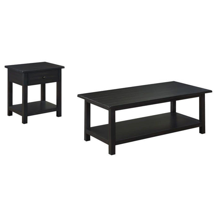 Payne - Coffee And 1-Drawer End Table Set - Simple Home Plus