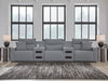 ModMax II - Salt And Pepper - Reclining Sectional - Simple Home Plus