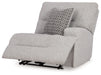 Acklen Place - Raf Zero Wall Power Recliner - Pewter - Simple Home Plus