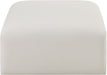 Arc - Faux Leather Ottoman - Simple Home Plus