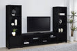 Jupiter - 3 Piece Entertainment Center TV Stand - Black - Simple Home Plus
